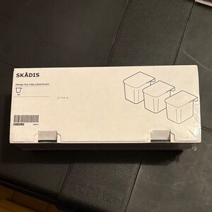 IKEA SKÅDIS Pegboard Storage Box Set